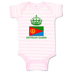 Baby Clothes Eritrean Queen Crown Countries Baby Bodysuits Boy & Girl Cotton