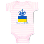 Baby Clothes Ukrainian Queen Crown Countries Baby Bodysuits Boy & Girl Cotton