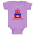 Baby Clothes Cambodian Queen Crown Countries Baby Bodysuits Boy & Girl Cotton