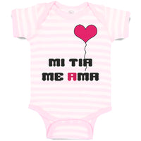 Baby Clothes Spanish Mi Tia Me Ama Aunt Loves Me Baby Bodysuits Cotton