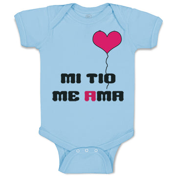 Baby Clothes Spanish Mi Tio Me Ama Mu Uncle Loves Me B Baby Bodysuits Cotton