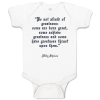 Baby Clothes Quotation from Willy Shakes Funny Humor Baby Bodysuits Cotton