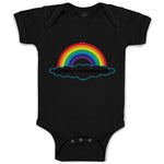 Baby Clothes Rainbow Text Poop Rainbows Funny Humor Baby Bodysuits Cotton