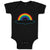 Baby Clothes Rainbow Text Poop Rainbows Funny Humor Baby Bodysuits Cotton