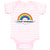 Baby Clothes Rainbow Text Poop Rainbows Funny Humor Baby Bodysuits Cotton