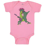 Baby Clothes Dino Rock Star Dinosaurs Dino Trex Baby Bodysuits Boy & Girl Cotton