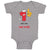 Baby Clothes Number 1 Month Birthday Funny Humor Baby Bodysuits Cotton