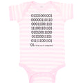 Baby Clothes 0101110111 Is Love You in Computer Funny Nerd Geek Baby Bodysuits