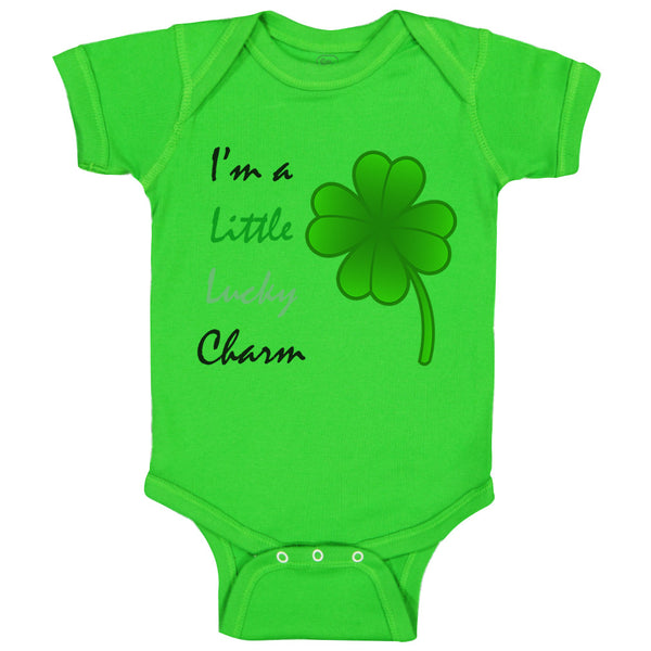 Baby Clothes I'M A Little Lucky Charm St Patrick's Funny Humor Baby Bodysuits