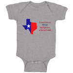 Baby Clothes Wasn'T Born in Texas but Got Here Fast Baby Bodysuits Cotton