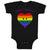 Baby Clothes Little Rainbow Funny Baby Bodysuits Boy & Girl Cotton