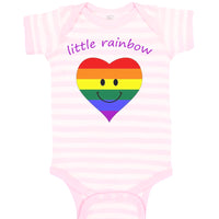 Baby Clothes Little Rainbow Funny Baby Bodysuits Boy & Girl Cotton