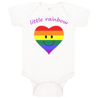 Baby Clothes Little Rainbow Funny Baby Bodysuits Boy & Girl Cotton