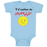 Baby Clothes I'D Rather Be Naked! Style B Funny Humor Baby Bodysuits Cotton