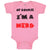 Baby Clothes Of Course I'M A Nerd Funny Humor Baby Bodysuits Boy & Girl Cotton