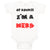 Baby Clothes Of Course I'M A Nerd Funny Humor Baby Bodysuits Boy & Girl Cotton