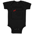 Baby Clothes To Do List Crap Pants Nap Stuck Titties Funny Humor Baby Bodysuits