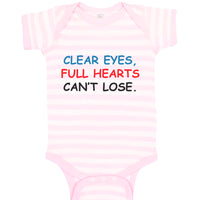 Baby Clothes Clear Eyes, Full Hearts Can'T Lose. Funny Humor Baby Bodysuits