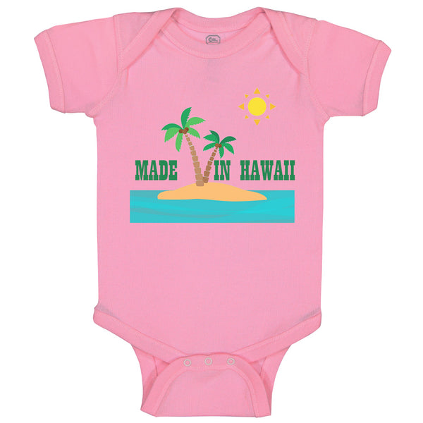 Baby Clothes Made in Hawaii Style E Baby Bodysuits Boy & Girl Cotton