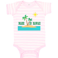 Baby Clothes Made in Hawaii Style E Baby Bodysuits Boy & Girl Cotton