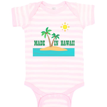 Baby Clothes Made in Hawaii Style E Baby Bodysuits Boy & Girl Cotton