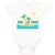 Baby Clothes Made in Hawaii Style E Baby Bodysuits Boy & Girl Cotton