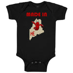 Baby Clothes Made in Maine Baby Bodysuits Boy & Girl Newborn Clothes Cotton