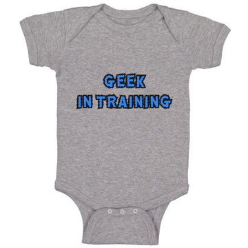 Baby Clothes Geek in Training Funny Nerd Geek Baby Bodysuits Boy & Girl Cotton