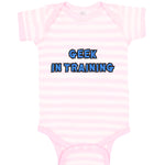 Baby Clothes Geek in Training Funny Nerd Geek Baby Bodysuits Boy & Girl Cotton