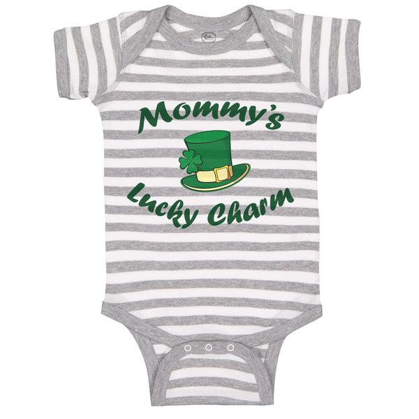 Baby Clothes Mommy's Lucky Charm Irish St Patrick's Irish Clover Style D Cotton