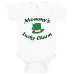 Baby Clothes Mommy's Lucky Charm Irish St Patrick's Irish Clover Style D Cotton