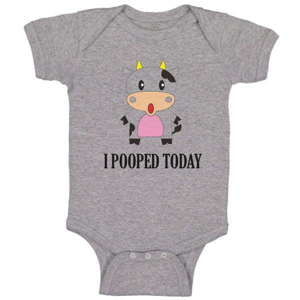 Baby Clothes I Pooped Today Style A Funny Humor Baby Bodysuits Boy & Girl Cotton