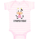 Baby Clothes I Pooped Today Style A Funny Humor Baby Bodysuits Boy & Girl Cotton