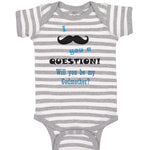 Baby Clothes Question! Will You Be My Godmother Baby Bodysuits Boy & Girl Cotton