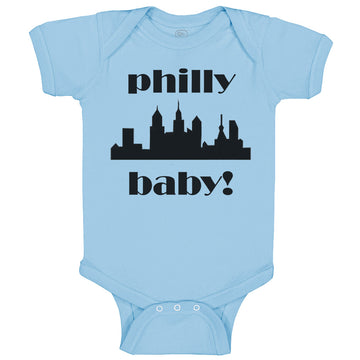 Baby Clothes Philly Baby! Funny Humor Baby Bodysuits Boy & Girl Cotton
