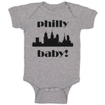 Baby Clothes Philly Baby! Funny Humor Baby Bodysuits Boy & Girl Cotton