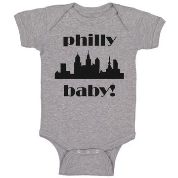 Baby Clothes Philly Baby! Funny Humor Baby Bodysuits Boy & Girl Cotton