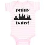 Baby Clothes Philly Baby! Funny Humor Baby Bodysuits Boy & Girl Cotton