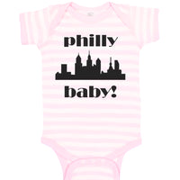 Baby Clothes Philly Baby! Funny Humor Baby Bodysuits Boy & Girl Cotton