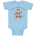 Baby Clothes Daddy's Little Monkey Dad Father's Day Baby Bodysuits Cotton