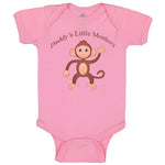 Baby Clothes Daddy's Little Monkey Dad Father's Day Baby Bodysuits Cotton