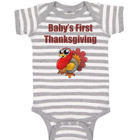 Baby Clothes Baby's First Thanksgiving Baby Bodysuits Boy & Girl Cotton