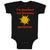 Baby Clothes I'M Grandma's and Grandpa's Sunshine Grandparents Baby Bodysuits