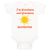 Baby Clothes I'M Grandma's and Grandpa's Sunshine Grandparents Baby Bodysuits