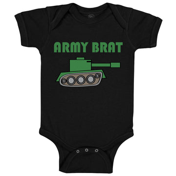 Baby Clothes Army Brat Military Baby Bodysuits Boy & Girl Newborn Clothes Cotton