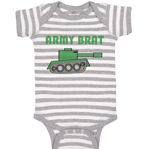 Baby Clothes Army Brat Military Baby Bodysuits Boy & Girl Newborn Clothes Cotton