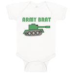 Baby Clothes Army Brat Military Baby Bodysuits Boy & Girl Newborn Clothes Cotton