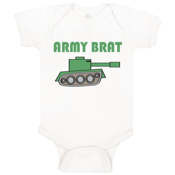 Baby Clothes Army Brat Military Baby Bodysuits Boy & Girl Newborn Clothes Cotton