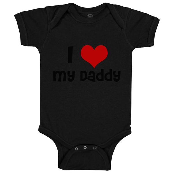 Baby Clothes I Love My Daddy Dad Father's Day Style L Baby Bodysuits Cotton