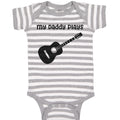 Baby Clothes My Daddy Plays Guitar Dad Father's Day B Baby Bodysuits Cotton